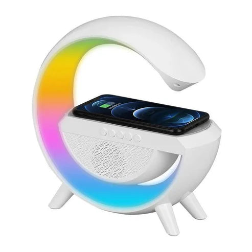 Led Wireless Charger With Speaker